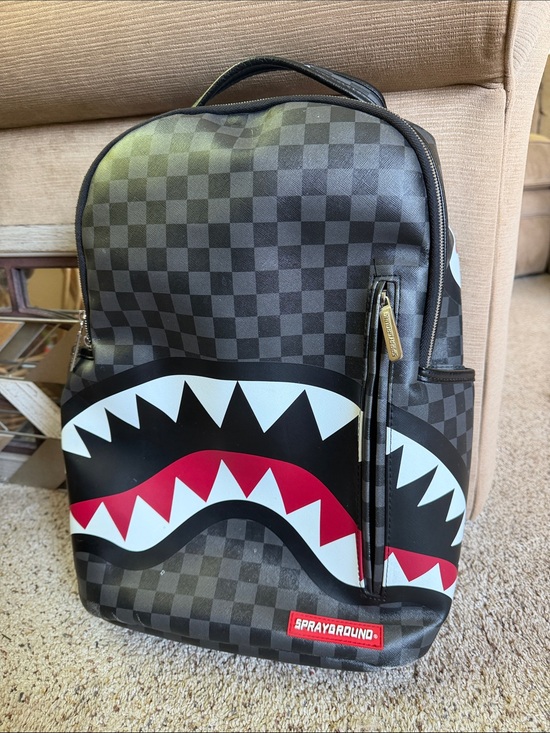 Sprayground Other - SPRAYGROUND CHECKERED SHARK IN PARIS BACKPACK